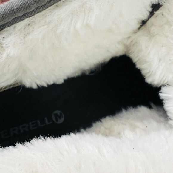 Merrell Pechora Woven Cozy Mid Boots Gray & Colorful - Womens Size 8 Boho - Picture 7 of 8